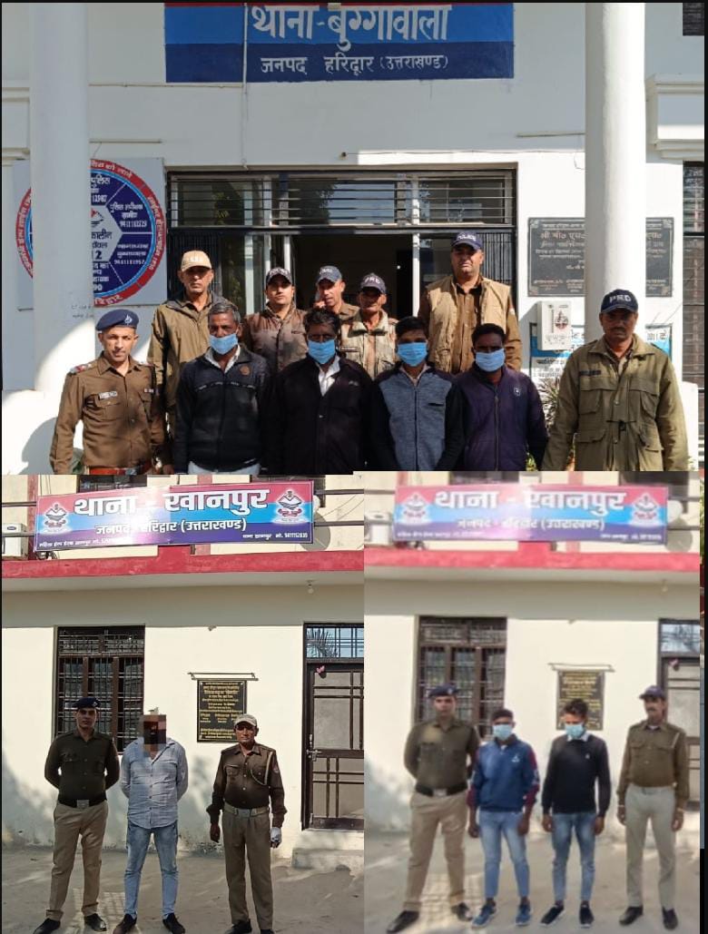 04 वारंटी आये पुलिस की गिरफ्त में