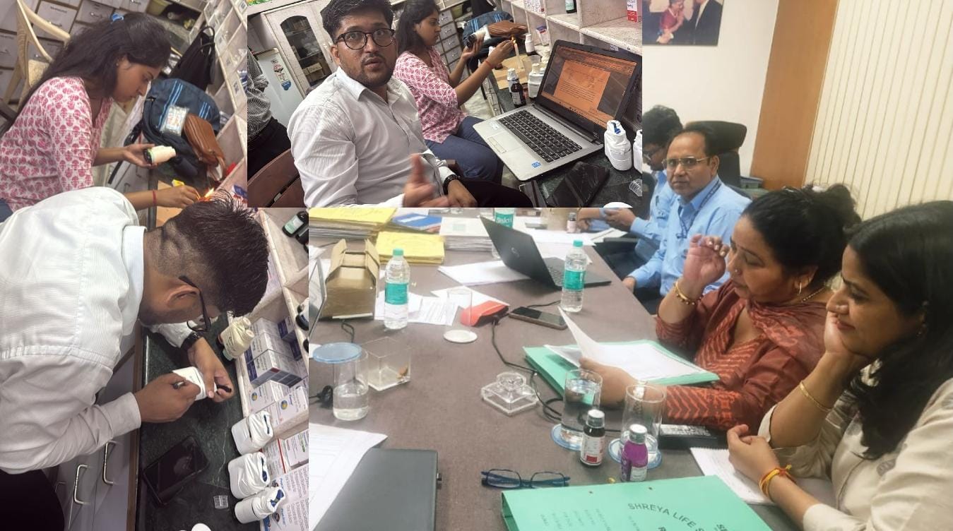 हरिद्वार में एफ.डी.ए. की ताबड़तोड़ कार्रवाई। लापरवाही रखने वालों के खिलाफ होगी सख्त कार्यवाही।