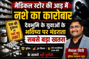 मेडिकल स्टोर की आड़ में नशे का कारोबार: देवभूमि के युवाओं के भविष्य पर मंडराता सबसे बड़ा खतरा/ दवा की दुकान या नशे का अड्डा? पुलिस, ड्रग विभाग और एंटी नारकोटिक्स टास्क फोर्स के सामने बड़ी चुनौती/