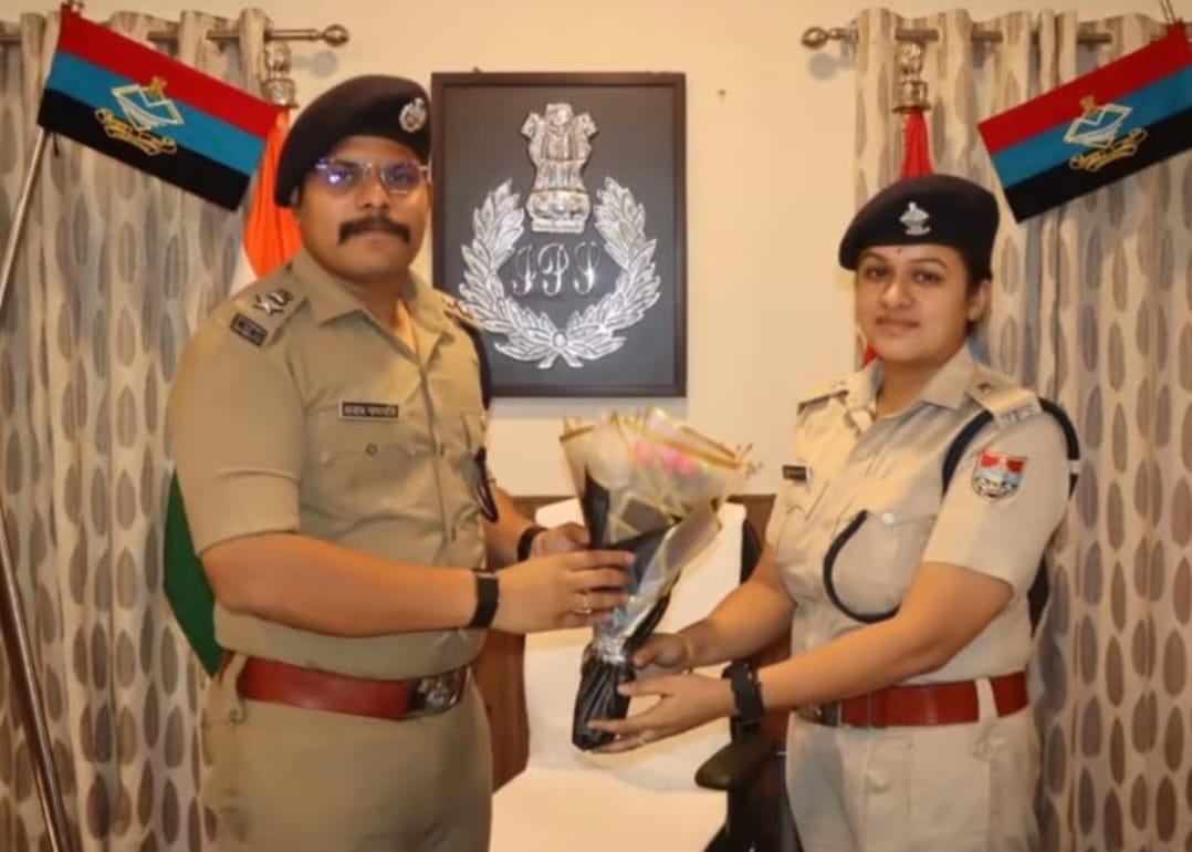 ऊधम सिंह नगर नवनियुक्त पुलिस अधीक्षक अपराध यातायात अनुषा बडोला ने किया पदभार ग्रहण